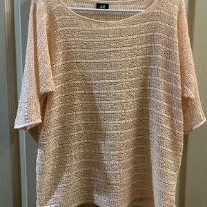 H&M Solid Colour Long Sleeve Sheer Sweater for Spring/Fall